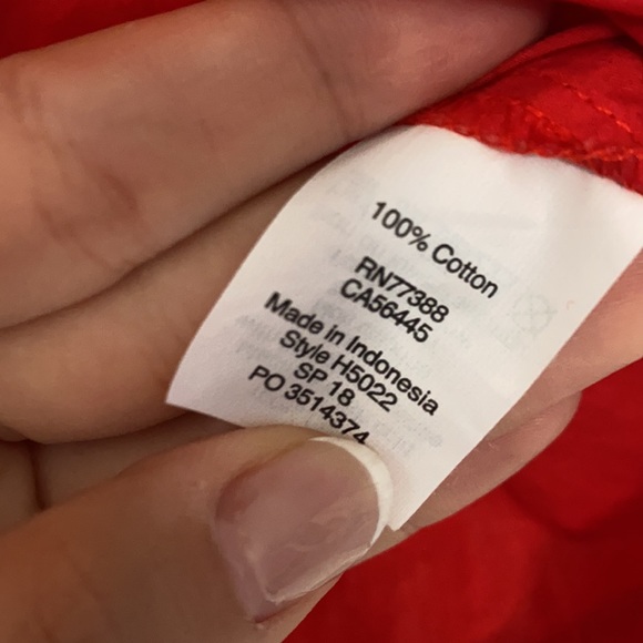 Red J. Crew Bow Peplum Tank - Picture 4 of 7